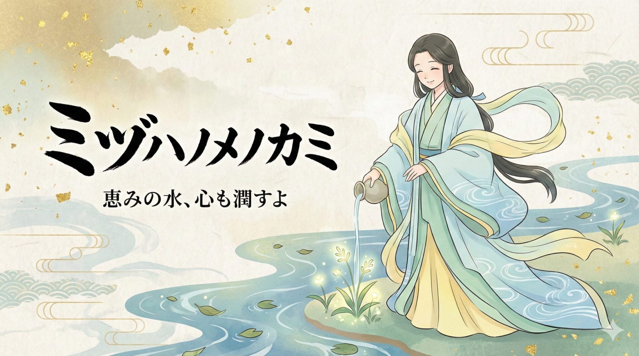 【弥都波能売神:ミヅハノメ】イザナミから生まれた癒やしの神。雨を司り、商売繁盛へと導く優しい女神様 | 金沢 寺社仏閣めぐり