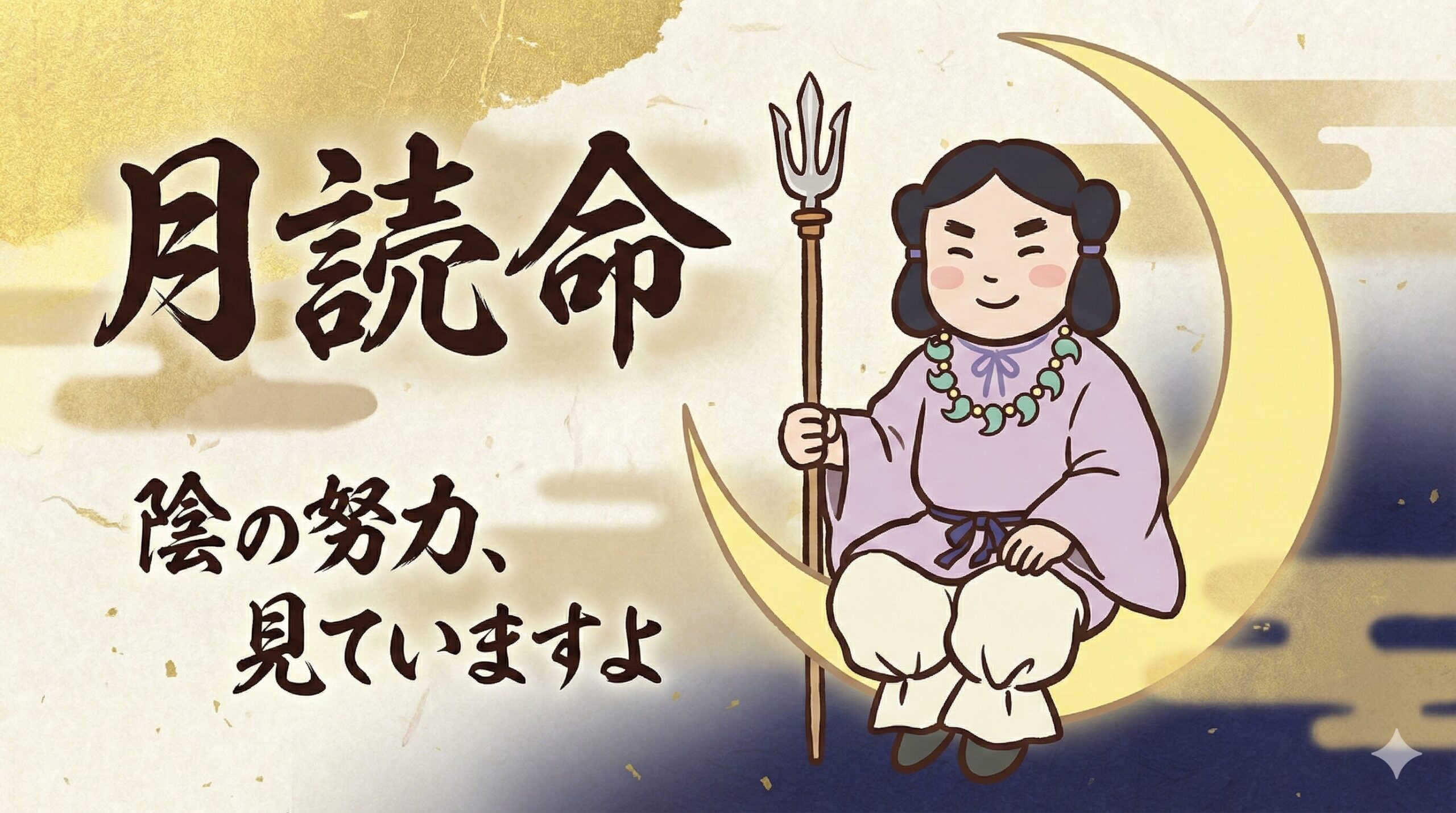 月読命：ツクヨミ】誰も見ていない努力を、この神様だけは知っている