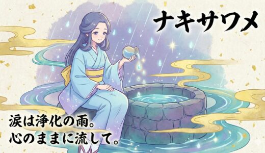 泣くことは恥じゃない。伊邪那岐命の涙から生まれた癒やしの女神「泣沢女神（ナキサワメ）」