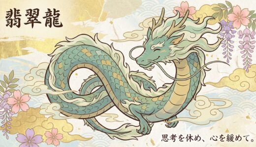 母性のエネルギーを宿す緑の龍、翡翠龍（ひすいりゅう）｜頑張りすぎる現代人に贈る休息と再生の物語