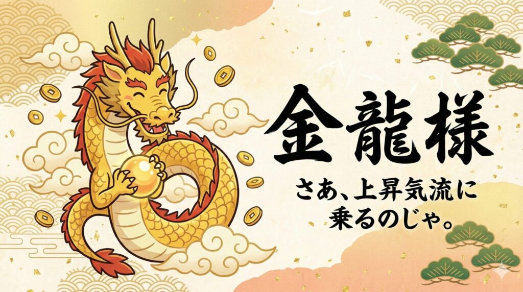 最強金運】金龍（きんりゅう）のご利益とは？収入のステージを劇的に