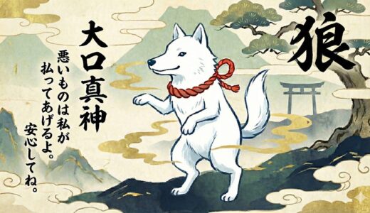 災いを噛み砕く山の王。大口真神（狼）が授ける驚異の守護力