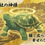 幸運を運び不老長寿を司る神の使い「亀」｜水にまつわる神話と運気上昇のシンボル